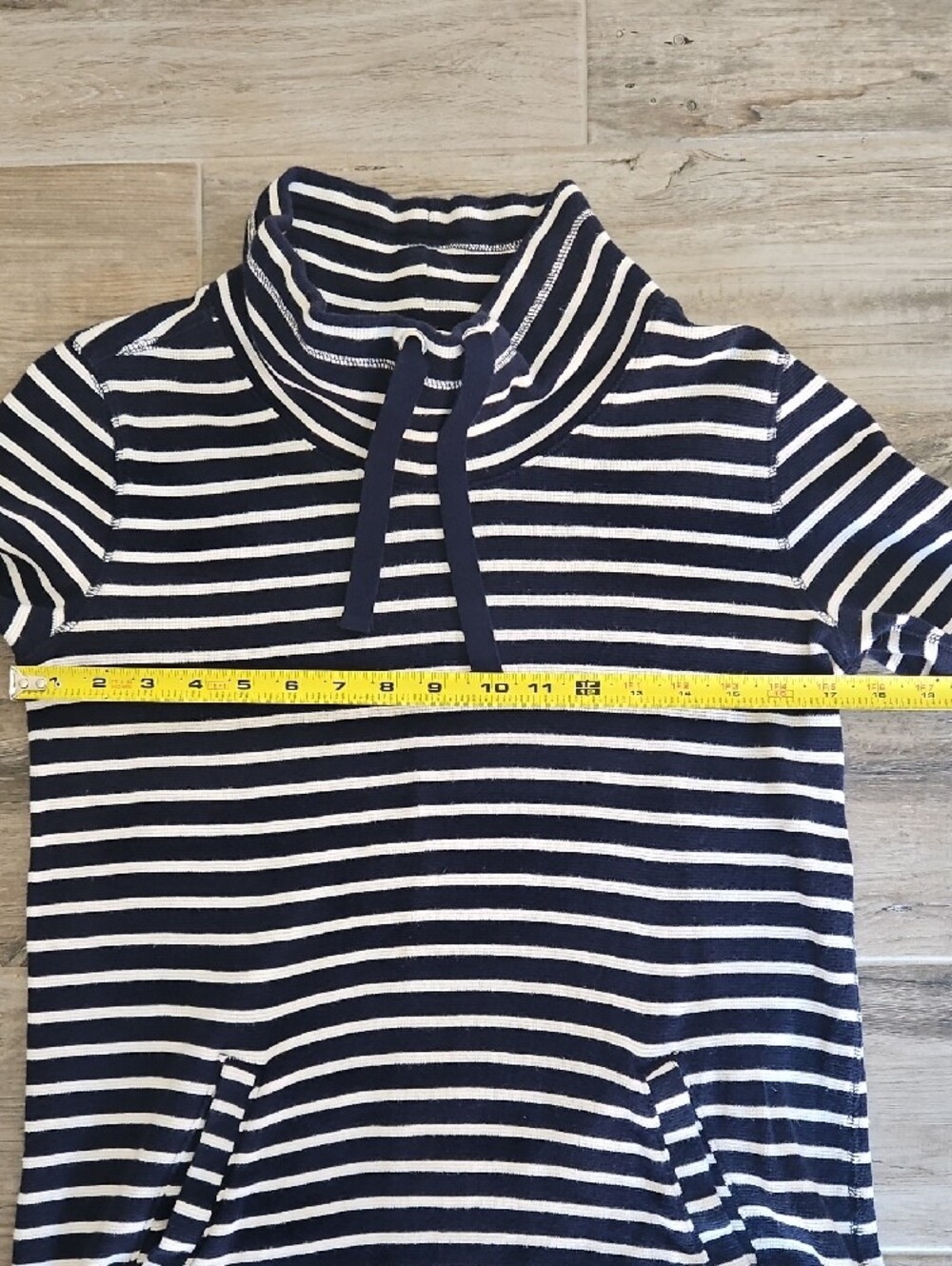 J. Crew Navy and White Striped Top - Picture 8 of 11
